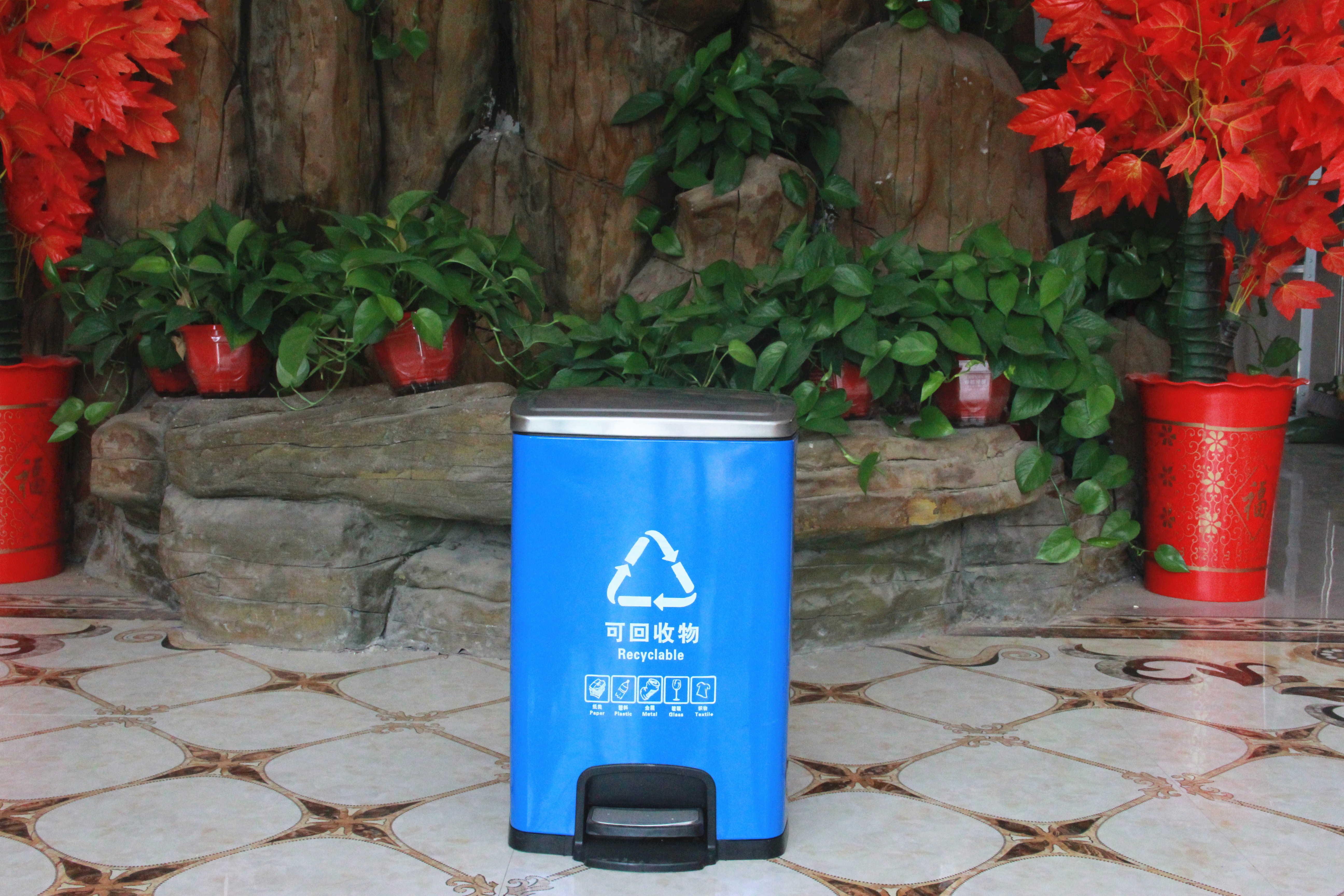 室內(nèi)單桶垃圾桶商場/電影院/寫字樓/教室/物業(yè)/酒店