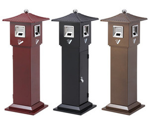 立式煙灰筒可座地式煙灰柱滅煙柱 廠家直銷(xiāo)可批發(fā)定制量大從優(yōu)